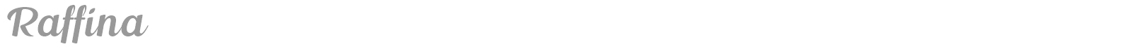 Raffina font preview